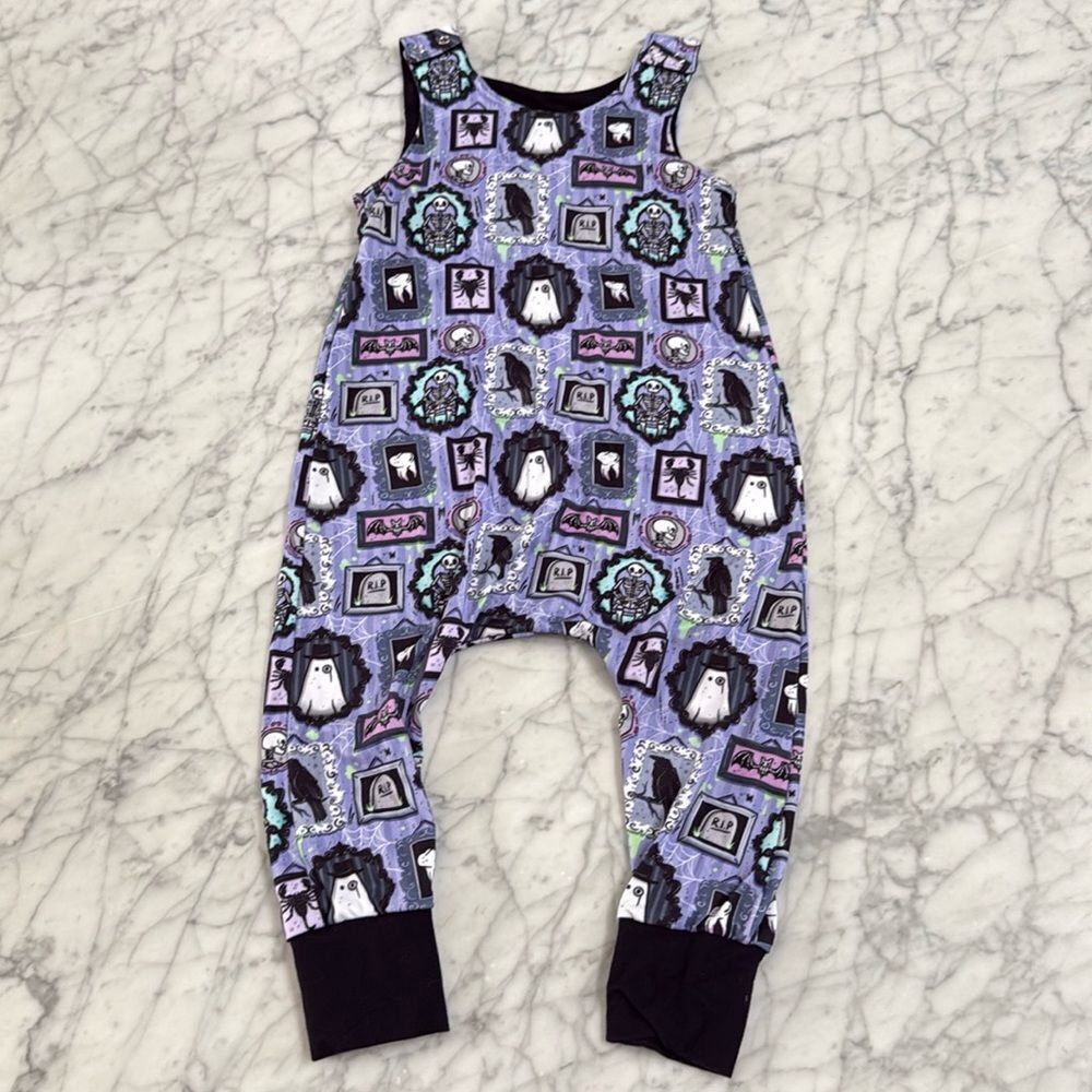 My Spooky Baby Halloween Print Romper Sz 3T